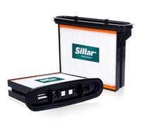 Sillar Filtre à Plis Compatible avec Bosch Gas 25, 50, 50M, Starmix FKP4300, Eibenstock, Metabo, Hitachi - Remplacement