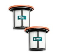 Sillar filtre HEPA cyclonique pour Bosch Unlimited & Série 6, lot de 2 filtres de remplacement avec préfiltre, cartouche cylindrique pour aspirateur balai, filtration anti-allergènes et poussières fin