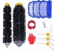 Sillar Kit de filtres et brosses de rechange pour iRobot ROOMBA 600 620 630 | Pack de 10 accessoires de rechange - aspirateur - brosse + brosse flexible + brosses latérales + filtres +