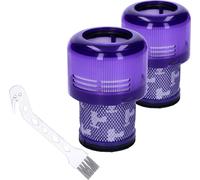Sillar Kit pour aspirateurs Dyson : 2x Filtre lavable pour Dyson V11, SV14, V15 + 1x Nettoyant | Kit de remplacement régénératif