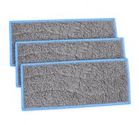 Sillar Lingettes humides pour iRobot Braava Jet M6 en microfibre 3 pièces | Lingettes lavables | lavette microfibre réutilisable | serpillière lavage humide | carrelage stratifié marbre pierre