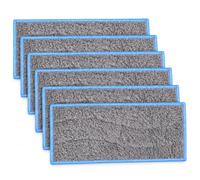 Sillar Lingettes humides pour iRobot Braava Jet M6 en microfibre 6 pièces | Lingettes lavables | lavette microfibre réutilisable | serpillière lavage humide | carrelage stratifié marbre pierre