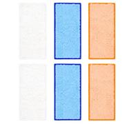 Sillar Lingettes Lavables pour iRobot Braava Jet 240 241 250-6 Pièces | 6 lingettes microfibre lavables réutilisables pour lavage des sols durs balayage humide et à sec parquet carrelage pierre