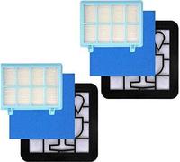 Sillar Lot de 2 filtres de rechange pour l'aspirateur Philips PowerPro Compact Philips FC8010/01, FC9332/09
