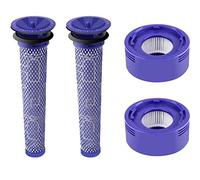 Sillar Lot de 2 filtres pré-moteur comaptible avec Dyson V7 V8 - Remplacement le filtre et le pré-filtre