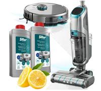 Sillar Lot de 2 Liquide nettoyant pour robot laveur de sols, concentré d'agrumes 250 ml, sans traces