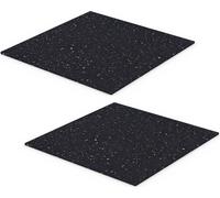 Sillar Lot de 2 Tapis anti-vibrations machine à laver 60x60x1cm | Tapis antidérapant caoutchouc anti-vibrations | Sous-couche antivibratoire caoutchouc machine à laver