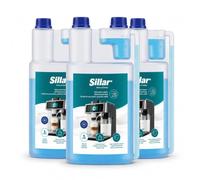 Sillar Nettoyant Système de Lait 3 x 1 L pour Machines à Café et Mousseurs