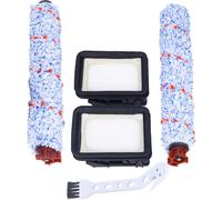 Sillar Rouleau-brosse multifibres et filtre de rechange pour Bissell 17132 Crosswave Aspirateur eau et poussière 3 en 1 Bissell Crosswave 2225N Filtre Pet Pro, 2