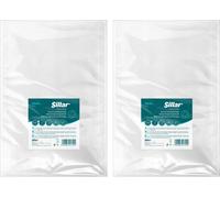 Sillar sachets sous vide alimentaire 100 sachets 20x30cm pour la majorité des machines sous vide et appareils de mise sous vide alimentaire, sachets de congélation résistants à la cuisson et sous vide