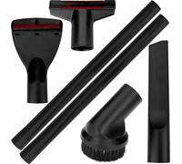 Sillar Set : 2x tube en plastique et 4 ventouses - diamètre intérieur 35mm remplacement pour Karcher, Parkside, Bosch, Siemens, Miele, Moulinex, Profi, Einhell, Macallister - remplacement