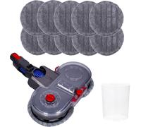 Sillar Set de rechange pour aspirateurs Dyson : 1x brosse de rechange pour V15 V11 V10 V8 V7 + 10x cartouches de nettoyage de rechange + 1x réservoir d'eau | Pièces détachées pour aspirateurs Dyson