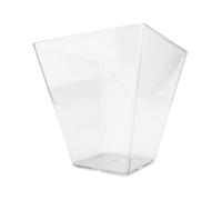 Sillar Tasses à Dessert 50 Pièces Coupes à Dessert en Plastique 150ml -Gobelets Verrines à Dessert Réutilisables, Transparent pour Mousse, Pudding, Tiramisu, Anniversaire, Party