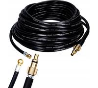 Sillar Tuyau de nettoyage de tuyaux 15 m / 155 bar/Remplacement approprié pour nettoyeur haute pression Lavor/Inclus/PARKSIDE et Lavor