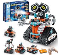 Sillbird Robot Programmable pour Enfants avec App et Télécommande | 5 en 1 Jouet STEM pour Garçons de 8 à 12 Ans, Cadeau d’Anniversaire et de Noël, 596 Pièces