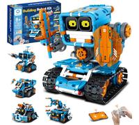 Sillbird Technic Robot Télécommandé Programmable Cadeau Garçon 8-12 Ans | 5 en 1 Jeu de Construction STEM Robotique avec Yeux LED Interactifs, Cadeau d'Anniversaire Éducatif pour Enfants, 773 Pièces