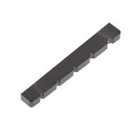 Sillet de Basse 5 Cordes Acier Inoxydable Pré-entaillé Noir | Support Stable Multi-cordes, Design Ergonomique, Adapté aux Musiciens en Studio et Luthiers Professionnels