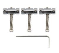 Sillet de chevalet standard 21 mm en acier/laiton for guitare électrique Fender de type Squier Telecaster (lot de 3)(Chrome Steel)