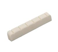 Sillet De Guitare 1 Pièces Guitare Électrique Véritable 6 Cordes Écrou En Os 48mm Pièces De Rechange Fond Plat