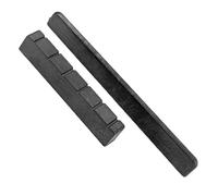 Sillet De Guitare Kit De Remplacement D'écrou Et Selle En Plastique Noir 45mm Pour L'amélioration Du Son Guitare Classique