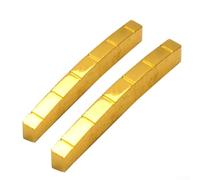 Sillet en laiton à 6 cordes pour guitares électriques conçu pour s'adapter au style de carrosserie et accepter les dimensions standard de 42 mm d'écrou