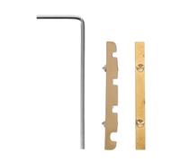 Sillet en Laiton Réglable pour Basse Électrique 4 Cordes, Précis | Installation Facile, Surface Micropolie, Améliore la Clarté et Réduit la Boue t Joint Inclus