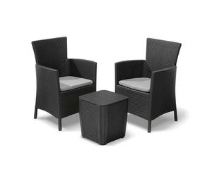 SILLON RATAN RESINA 2 U+MESITA