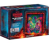 Clementoni Puzzle Morphing Collection Stranger Things 520 pièces Cadre lumineux Le monde à l'envers