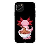 Silly Axolotl Mangeant des Nouilles avec des Baguettes Coque pour iPhone 11 Pro Max
