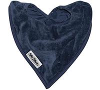 Silly Billyz SIB-200NA Bavoir de style bandana en velours Bleu marine