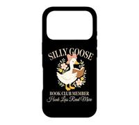 Silly Goose Book Club Member Reading Lover Coque pour iPhone 17 Pro