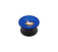 Silly Goose Funny Halloween Sunglasses & Floatie PopSockets PopGrip Adhésif