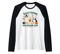 Silly Goose Halloween Club Conception Drôle Doiseau Manche Raglan