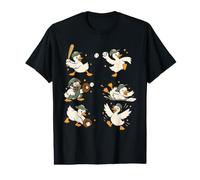 Silly Goose - Joueur de Baseball - Sports - Pichet Amusant - Baseman T-Shirt Graphique avec Valeur