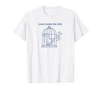 Silly Goose Locked in Love Couple de Saint-Valentin T-Shirt