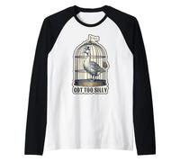 Silly Goose Meme Animal Humour Vêtements Manche Raglan