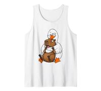 Silly Goose Not A Hugger Capybara Hug Humour Sarcastique drôle Débardeur