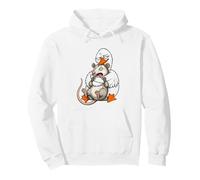 Silly Goose Not A Hugger Possum Hug Humour Sarcastique drôle Sweat à Capuche