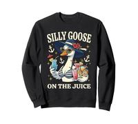 Silly Goose on The Juice Cruise Ship Girls Trip Sweatshirt