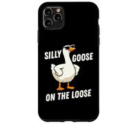 Silly Goose on The Loose Funny Goose Meme Men Women Coque pour iPhone 11 Pro Max