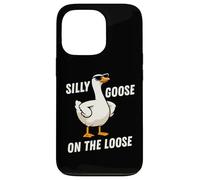 Silly Goose on The Loose Funny Goose Meme Men Women Coque pour iPhone 13 Pro