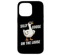 Silly Goose on The Loose Funny Goose Meme Men Women Coque pour iPhone 14 Pro Max