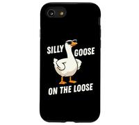 Silly Goose on The Loose Funny Goose Meme Men Women Coque pour iPhone SE (2020) / 7/8