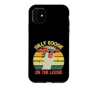 Silly Goose on The Loose Funny Saying Vintage Coque pour iPhone 11