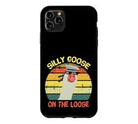 Silly Goose on The Loose Funny Saying Vintage Coque pour iPhone 11 Pro Max