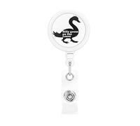 Silly Goose On The Loose Retractable Badge Holder Reel Clip Id Card Holder forNurse Student Office Worker