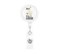Silly Goose On The Loose Retractable Badge Holder Reel Clip Id Card Holder forNurse Student Office Worker