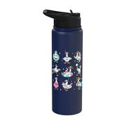 Silly Goose On The Loose Summer Pool Beach Party Stainless Steel Insulated Water Bottle