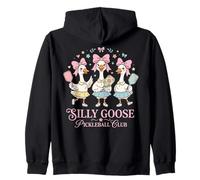 Silly Goose Pickleball Club Funny Geese Coquette Femme Sweat à Capuche