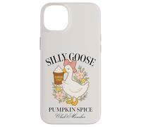 Silly Goose Pumpkin Spice Club Fall Season Coffee Lover Coque pour iPhone 14 Plus